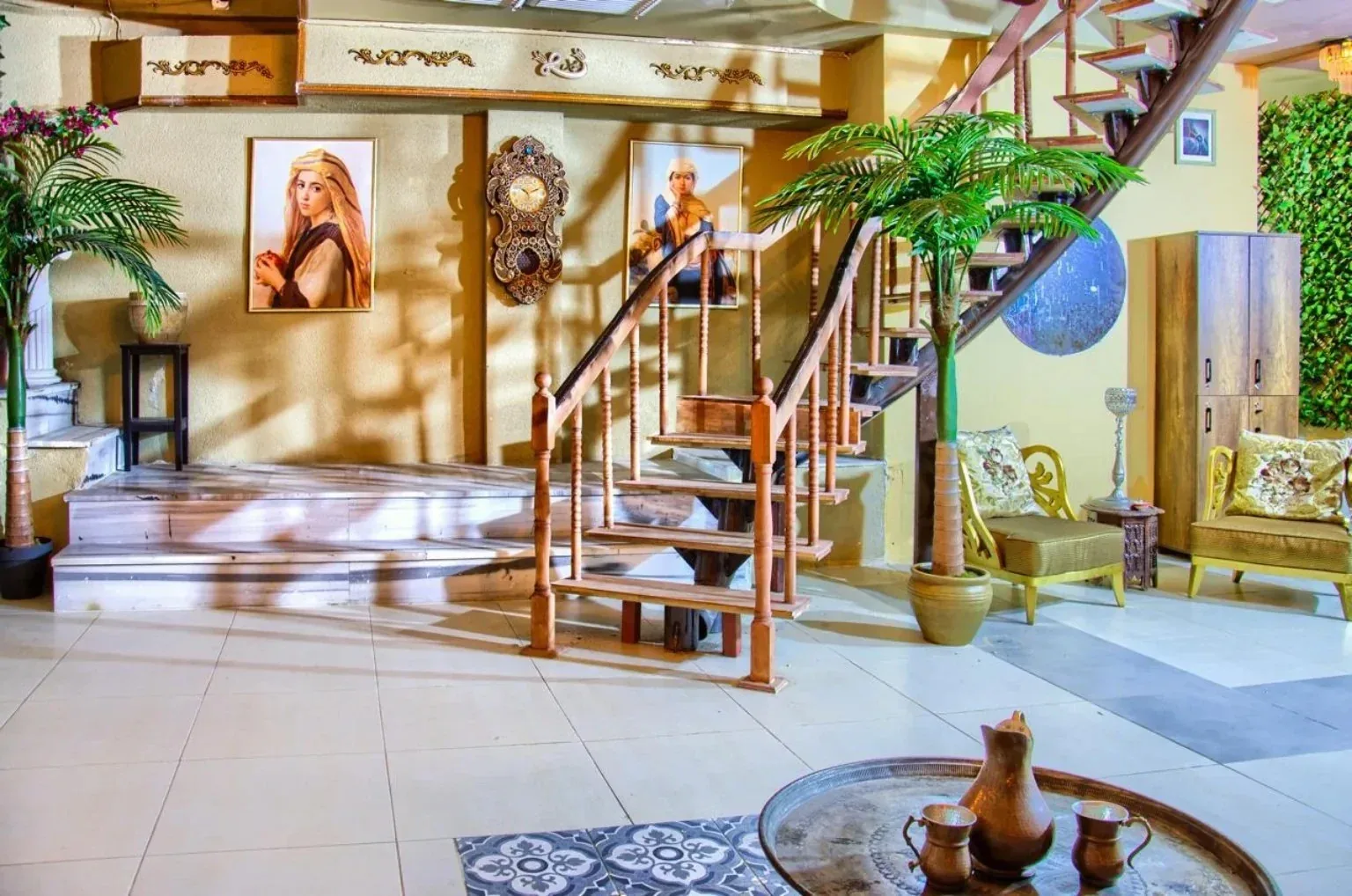 Group slot arrangement lobby and waiting area at Rumeli Hammam